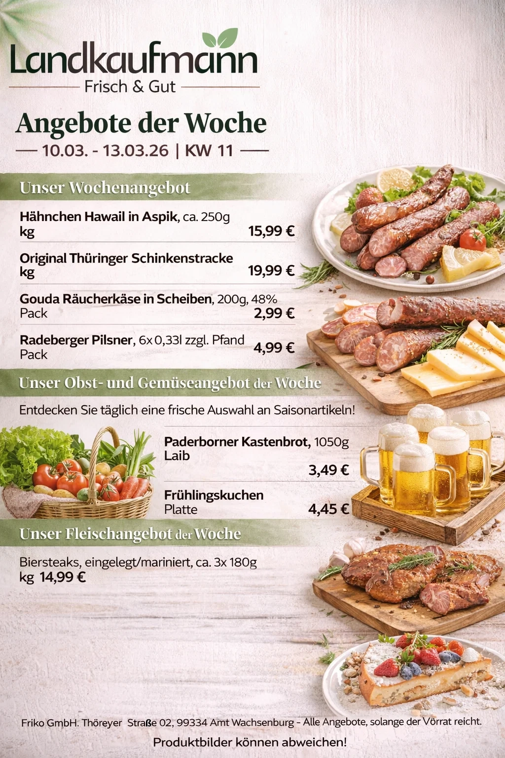 Angebote der Woche – nächste Woche